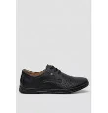 Туфли мужские с перфорацией, цвет темно-синий, 243RB1873.