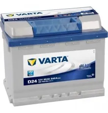 Аккумулятор автомобильный Varta 60Ач Blue Dynamic D24 (560408054)