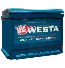 Аккумулятор автомобильный Westa 6CT-65 А (1)