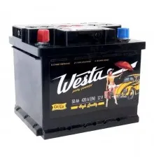 Аккумулятор автомобильный Westa 6CT-50 А (1) Pretty Powerful