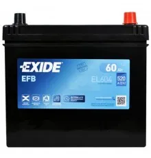 Акумулятор автомобільний EXIDE START-STOP EFB 60A (EL604)