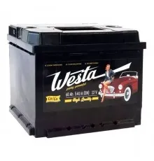 Аккумулятор автомобильный Westa 6CT-60 А (0) Pretty Powerful
