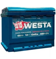 Аккумулятор автомобильный Westa 6CT-60 А (1) А 600A